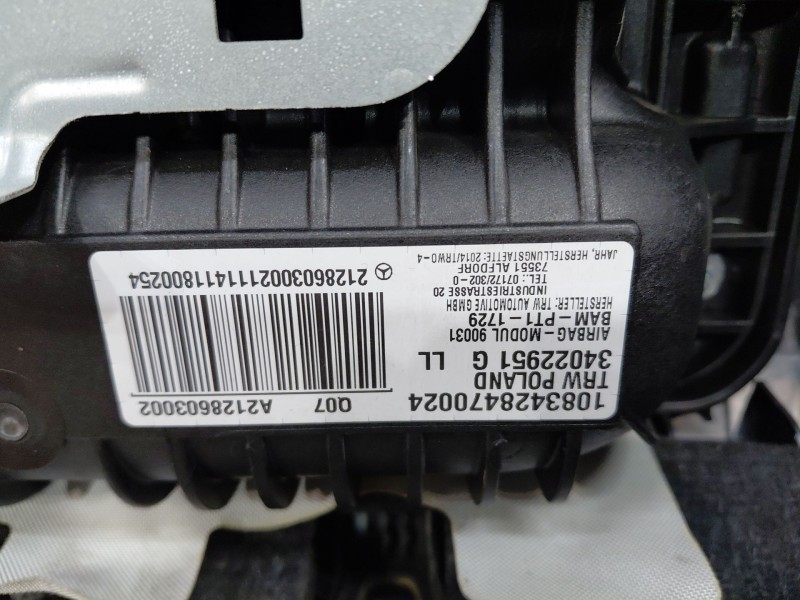 Recambio de kit airbag para mercedes-benz clase e (w212) lim. 220 cdi blueefficiency (212.002) referencia OEM IAM   