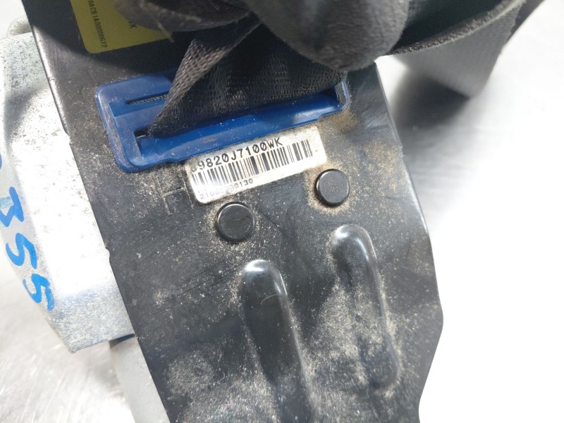 Recambio de cinturon seguridad trasero derecho para kia ceed sportswagon hybrid referencia OEM IAM   