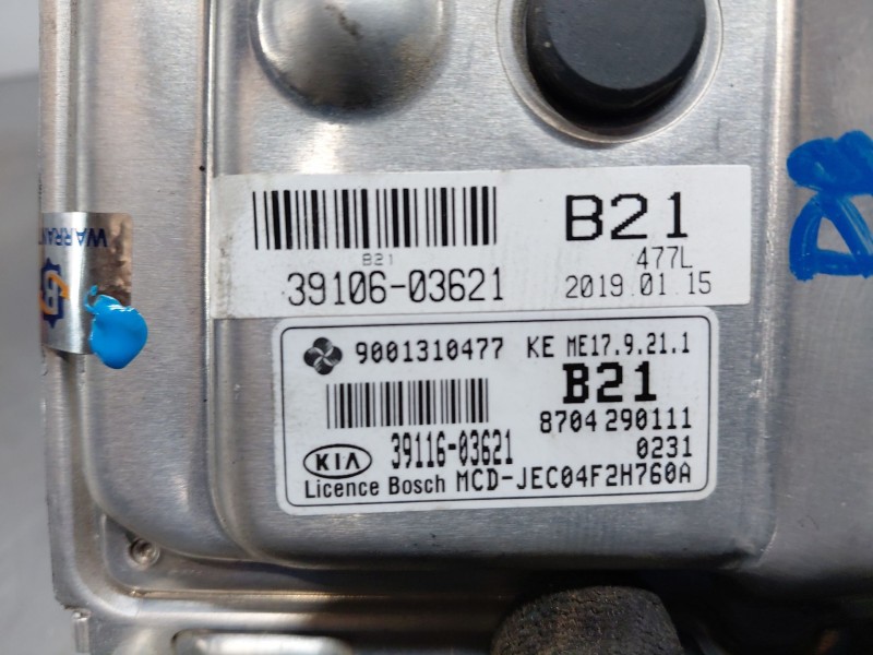 Recambio de centralita motor uce para kia ceed drive referencia OEM IAM   