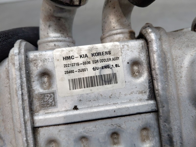 Recambio de enfriador egr para kia ceed sportswagon hybrid referencia OEM IAM   