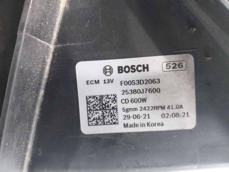 Recambio de electroventilador para kia ceed sportswagon hybrid referencia OEM IAM   