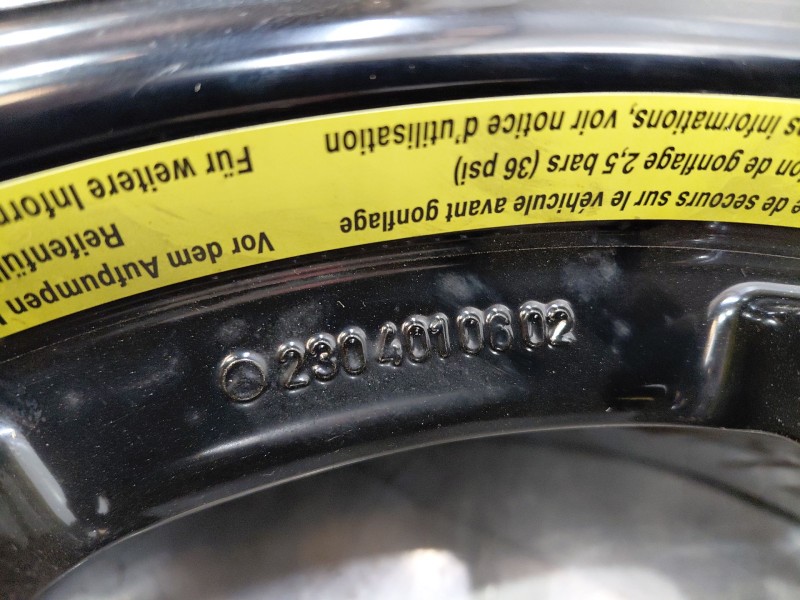 Recambio de neumatico repuesto para mercedes-benz clase sl (w230) roadster sl 500 referencia OEM IAM   