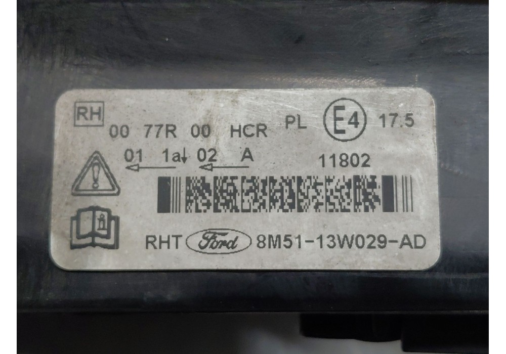 Recambio de faro derecho para ford focus ii (da_, hcp, dp) 1.6 tdci referencia OEM IAM   