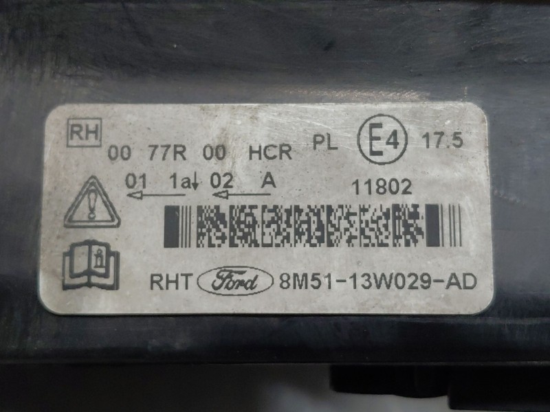 Recambio de faro derecho para ford focus ii (da_, hcp, dp) 1.6 tdci referencia OEM IAM   
