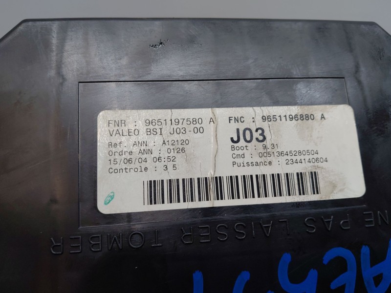 Recambio de caja reles / fusibles para citroën c5 i (dc_) 2.0 hdi (dcrhzb, dcrhze) referencia OEM IAM   