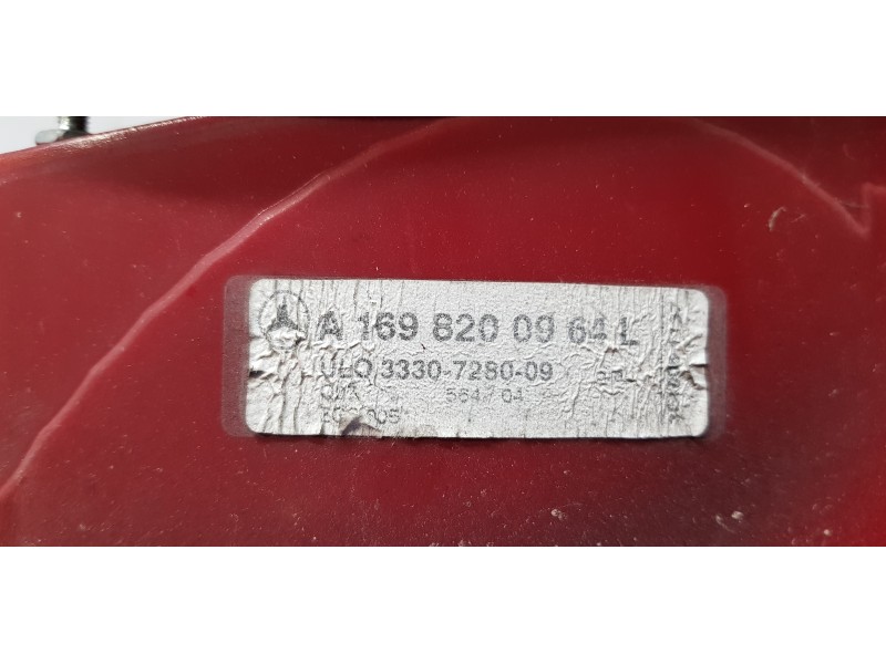 Recambio de piloto trasero izquierdo para mercedes clase a (w169) a 170 (169.032) referencia OEM IAM A1698200964   Recambio de piloto trasero izquierdo para mercedes clase a (w169) a 170 (169.032) referencia OEM IAM A1698200964