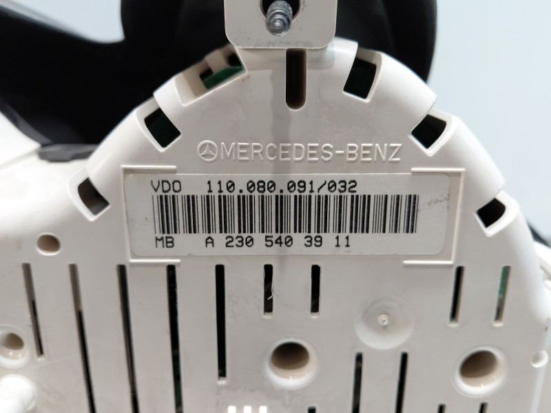 Recambio de cuadro instrumentos para mercedes-benz clase sl (w230) roadster sl 500 referencia OEM IAM   