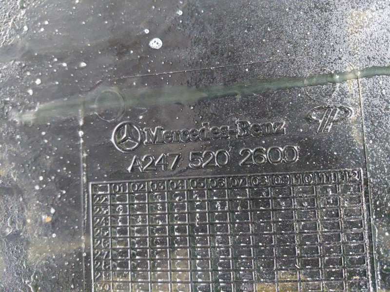 Recambio de cubrecarter para mercedes-benz clase a (w177) a 180 (177.084) referencia OEM IAM   