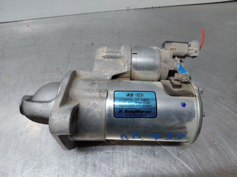 Recambio de motor arranque para hyundai i20 iii active referencia OEM IAM   