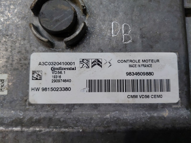 Recambio de centralita motor uce para citroën c4 cactus shine referencia OEM IAM   