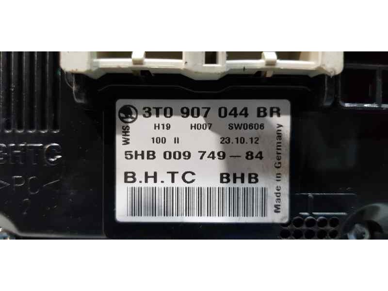 Recambio de mando climatizador para skoda octavia berlina (1z3) family referencia OEM IAM 3T0907044BR  