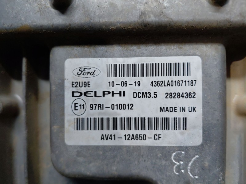 Recambio de centralita motor uce para ford kuga (cbv) trend referencia OEM IAM   