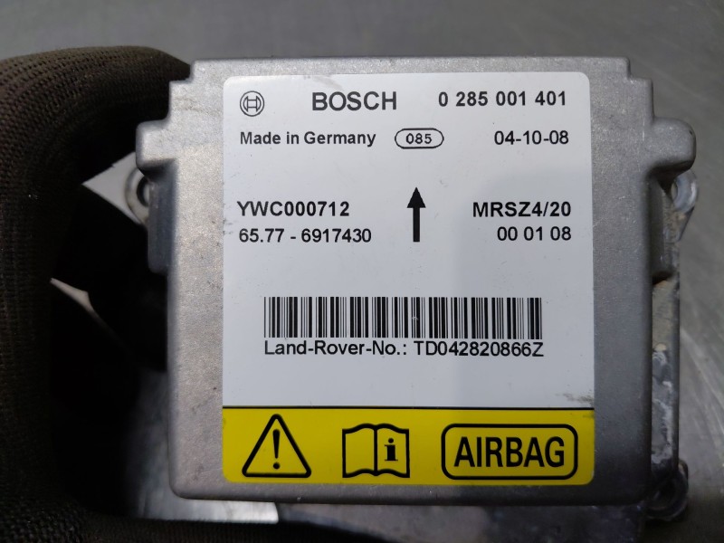 Recambio de centralita airbag para land rover range rover (lm) td6 hse referencia OEM IAM   