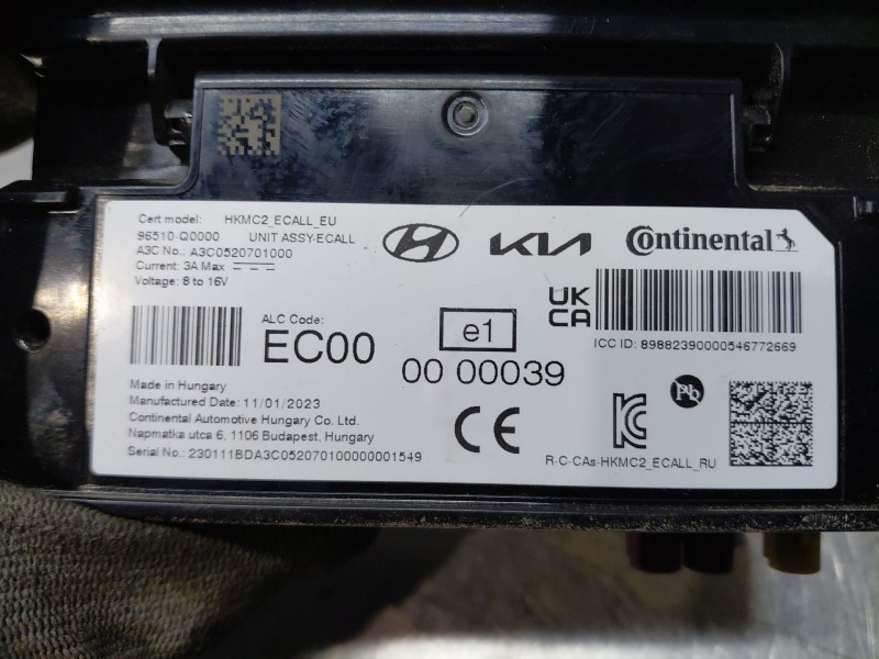 Recambio de modulo electronico para hyundai i20 iii active referencia OEM IAM   