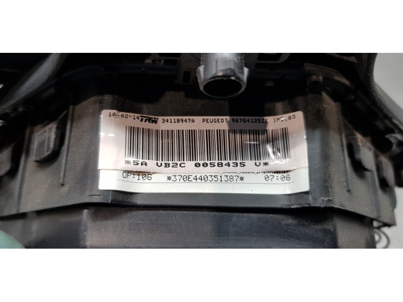 Recambio de airbag delantero izquierdo para peugeot 5008 allure referencia OEM IAM 96764125ZE   Recambio de airbag delantero izquierdo para peugeot 5008 allure referencia OEM IAM 96764125ZE