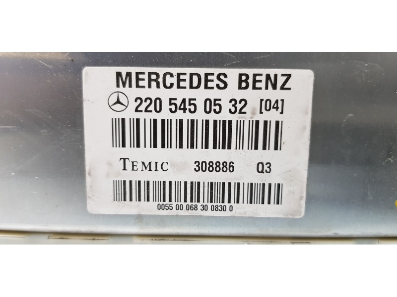 Recambio de centralita suspension para mercedes clase s (w220) berlina 320 (220.065) referencia OEM IAM 2205450532  