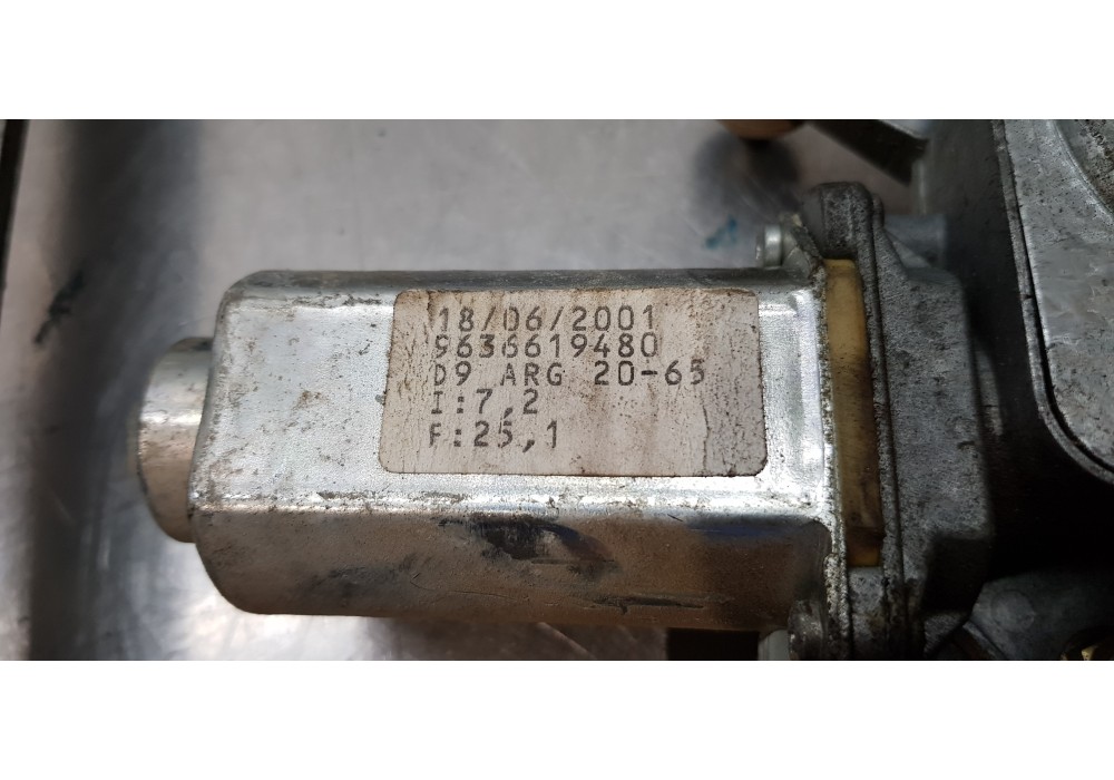 Recambio de elevalunas trasero izquierdo para peugeot 406 break (s1/s2) st pack sport referencia OEM IAM 9636619480  