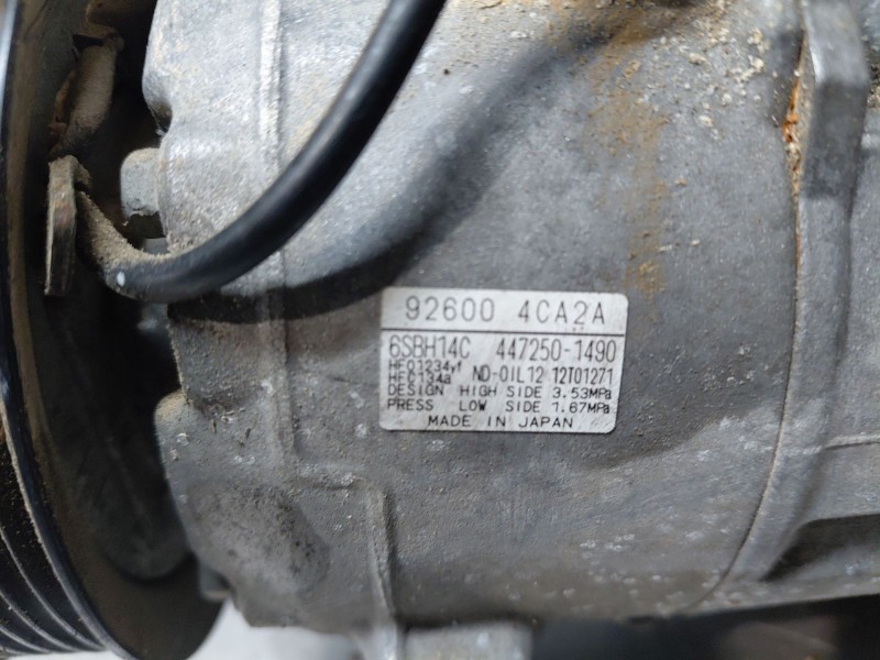 Recambio de compresor aire acondicionado para nissan x-trail (t32) acenta referencia OEM IAM   