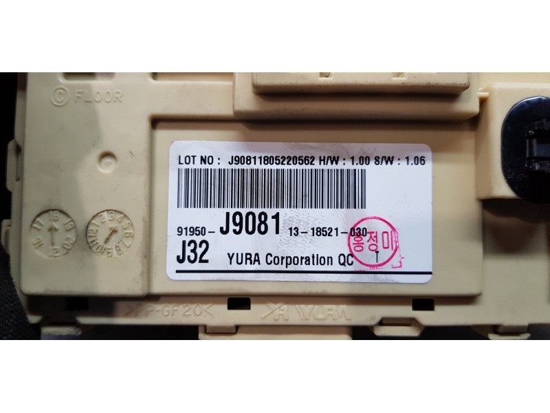 Recambio de caja reles / fusibles para hyundai kona klass 2wd referencia OEM IAM 91950J9081  