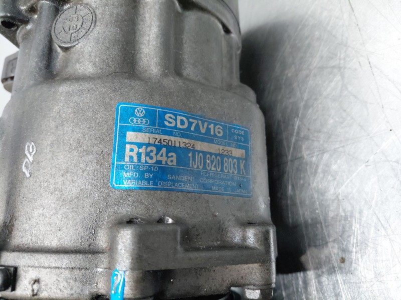 Recambio de compresor aire acondicionado para seat leon (1m1) 1.9 tdi referencia OEM IAM   