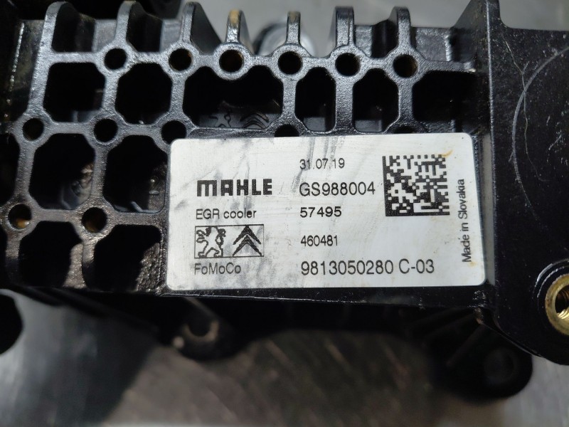 Recambio de enfriador egr para citroën c4 cactus bluehdi referencia OEM IAM   