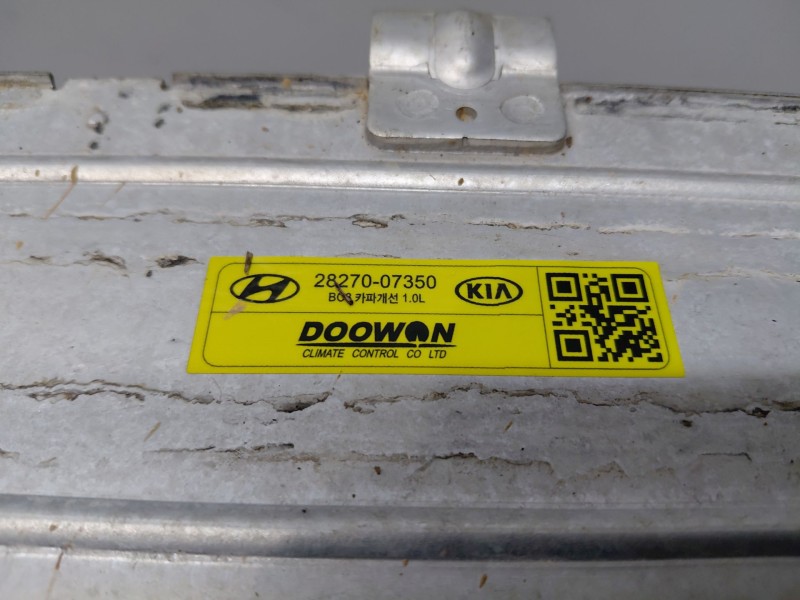 Recambio de intercooler para hyundai bayon hybrid referencia OEM IAM   