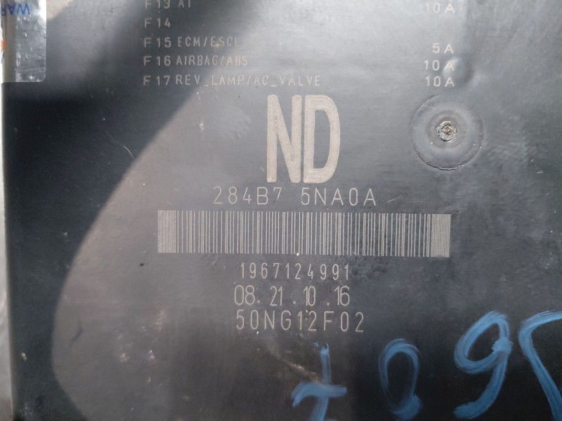 Recambio de caja reles / fusibles para nissan x-trail (t32) acenta referencia OEM IAM   