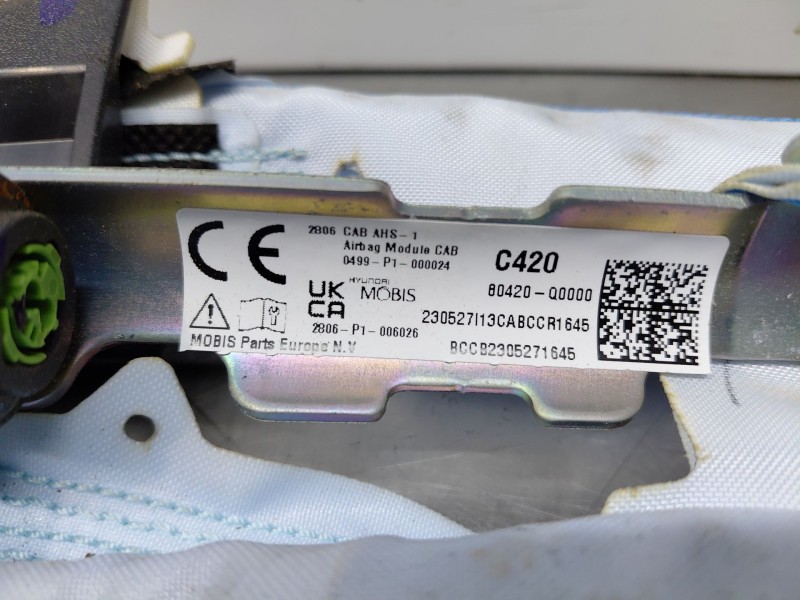 Recambio de airbag cortina delantero derecho para hyundai bayon hybrid referencia OEM IAM   