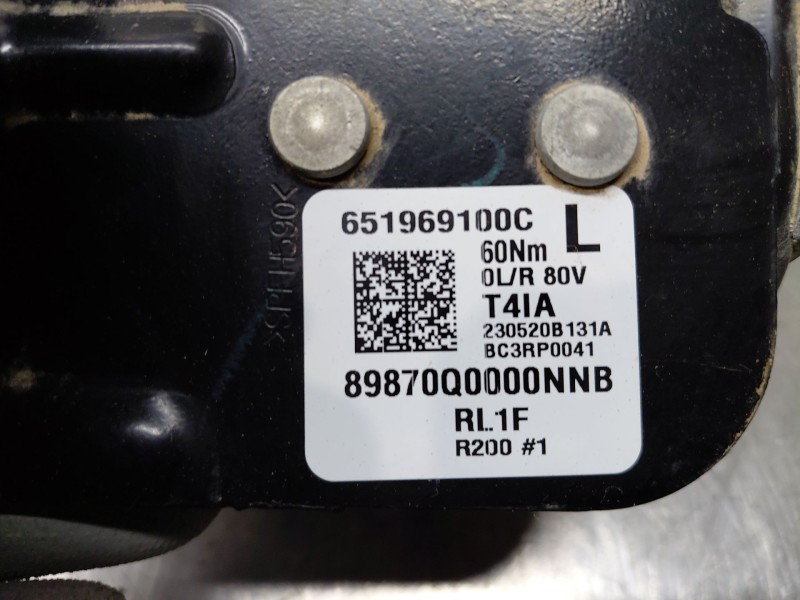 Recambio de cinturon seguridad trasero izquierdo para hyundai bayon hybrid referencia OEM IAM   