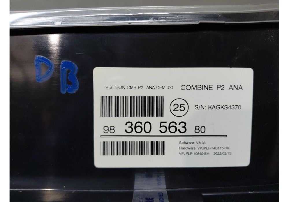 Recambio de cuadro instrumentos para peugeot 208 ii (ub_, up_, uw_, uj_) 1.5 bluehdi 100 referencia OEM IAM   