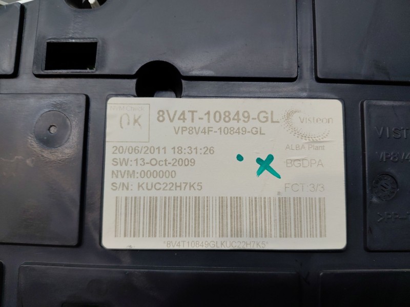 Recambio de cuadro instrumentos para ford kuga i 2.0 tdci referencia OEM IAM 1688127 8V8T10849GL 