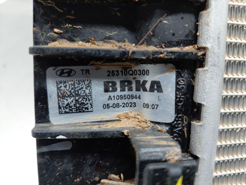 Recambio de radiador agua para hyundai bayon hybrid referencia OEM IAM   