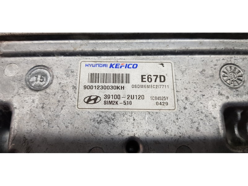 Recambio de centralita motor uce para hyundai kona klass 2wd referencia OEM IAM 391002U120  