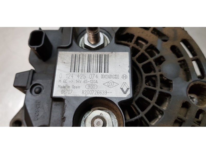 Recambio de alternador para renault megane ii berlina 3p gt referencia OEM IAM 8200726639   Recambio de alternador para renault megane ii berlina 3p gt referencia OEM IAM 8200726639