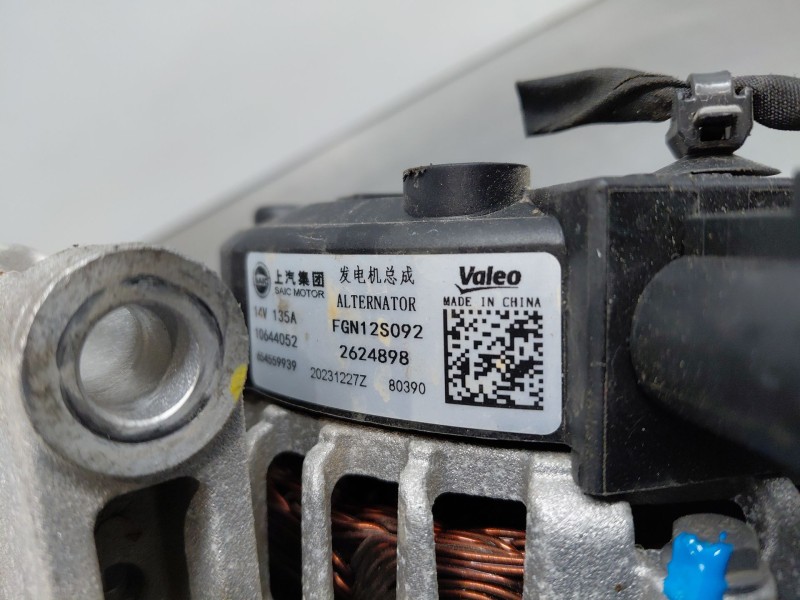 Recambio de alternador para mg zs confort referencia OEM IAM   