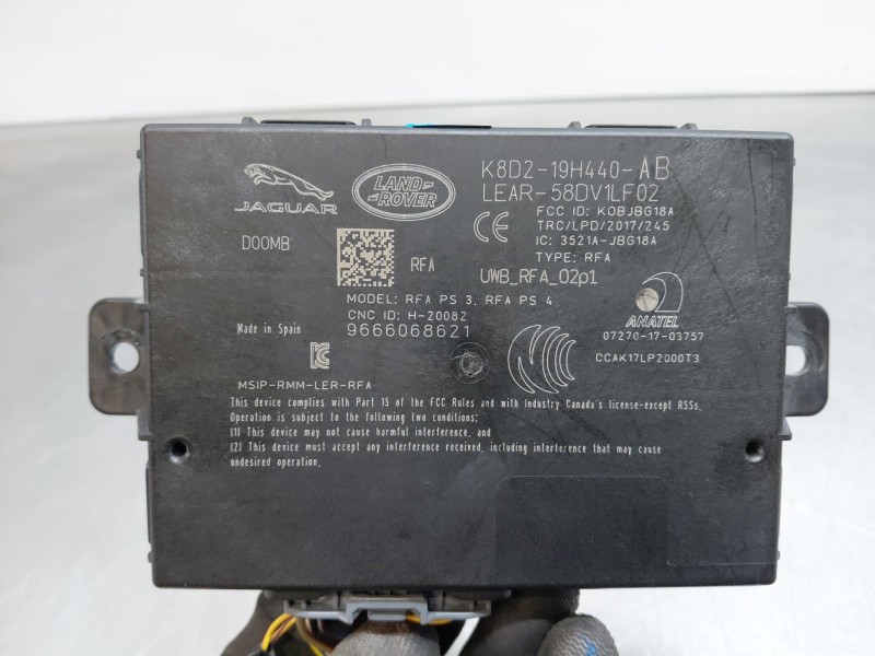 Recambio de modulo electronico para land rover range rover evoque (l551) 2.0 d150 referencia OEM IAM   
