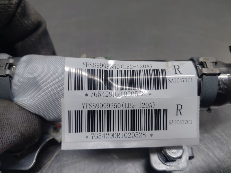Recambio de airbag cortina delantero derecho para mg zs confort referencia OEM IAM   