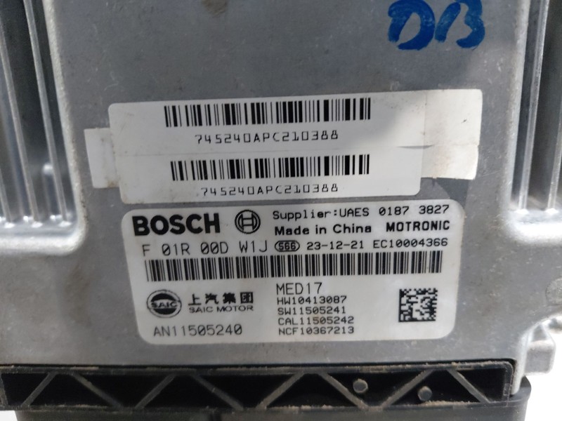 Recambio de centralita motor uce para mg zs confort referencia OEM IAM   