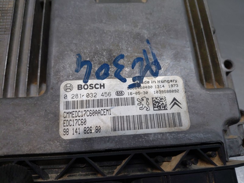 Recambio de centralita motor uce para peugeot 2008 i (cu_) 1.6 bluehdi 120 referencia OEM IAM   