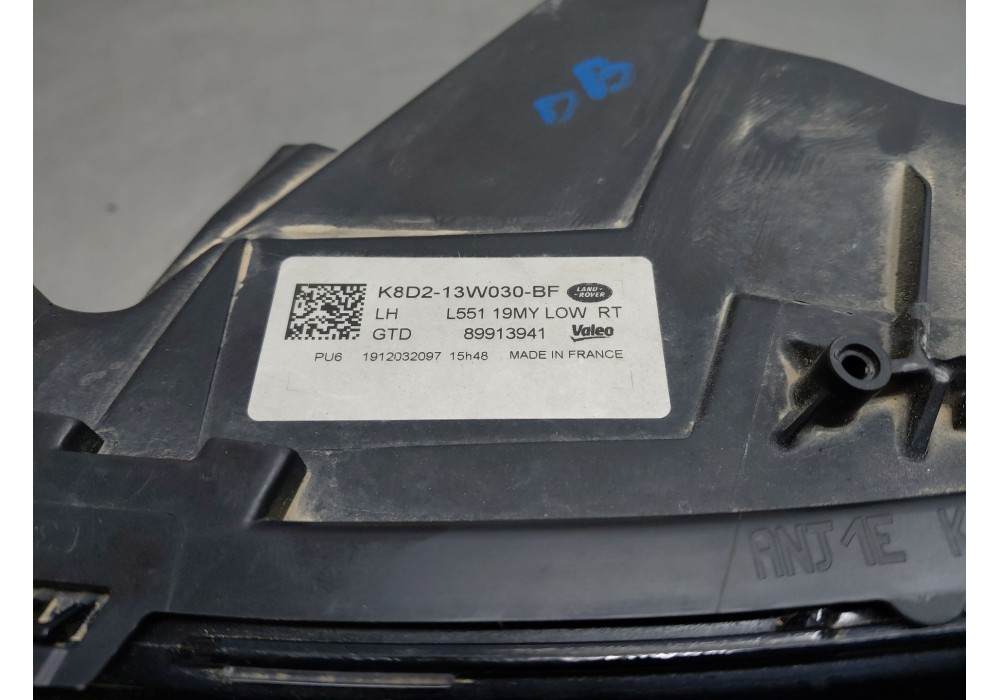 Recambio de faro izquierdo para land rover range rover evoque (l551) 2.0 d150 referencia OEM IAM   