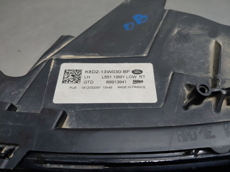Recambio de faro izquierdo para land rover range rover evoque (l551) 2.0 d150 referencia OEM IAM   