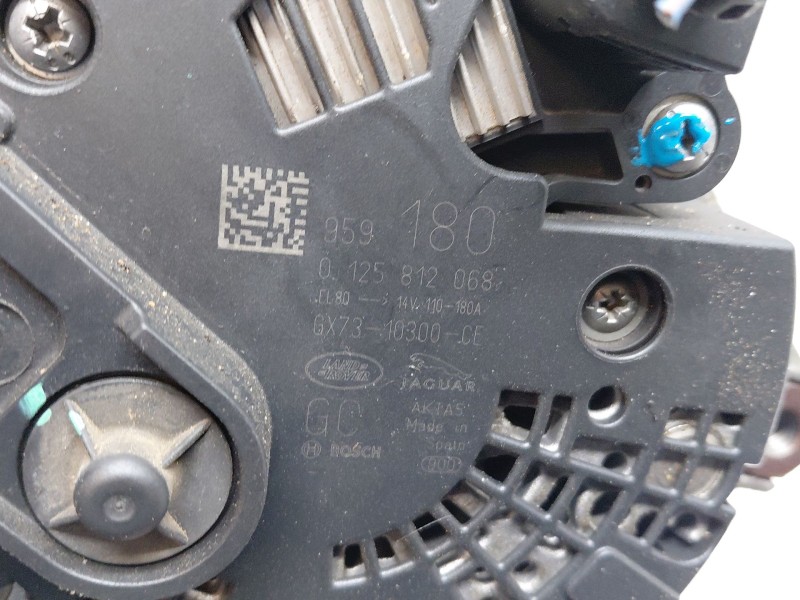 Recambio de alternador para land rover range rover evoque (l551) 2.0 d150 referencia OEM IAM   