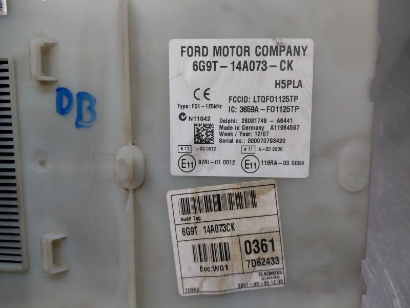 Recambio de caja reles / fusibles para ford s-max (wa6) 2.0 tdci referencia OEM IAM   