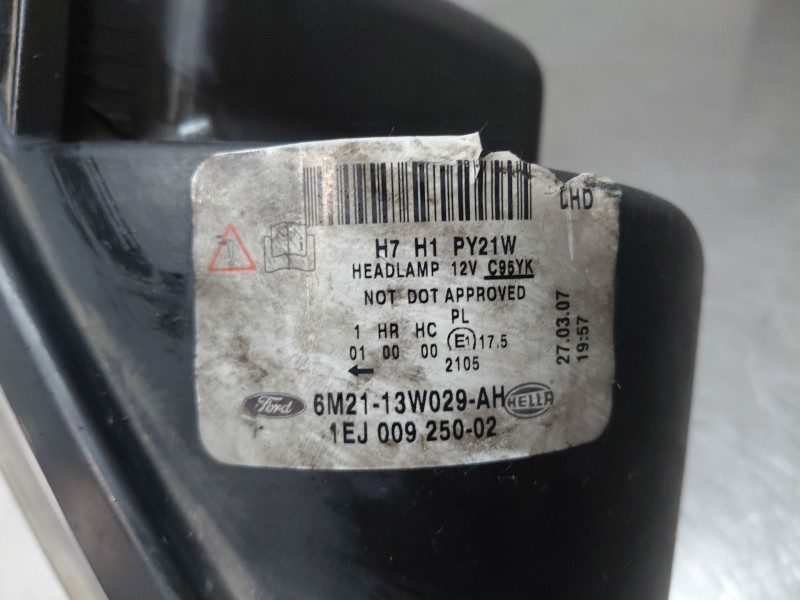 Recambio de faro derecho para ford s-max (wa6) 2.0 tdci referencia OEM IAM   