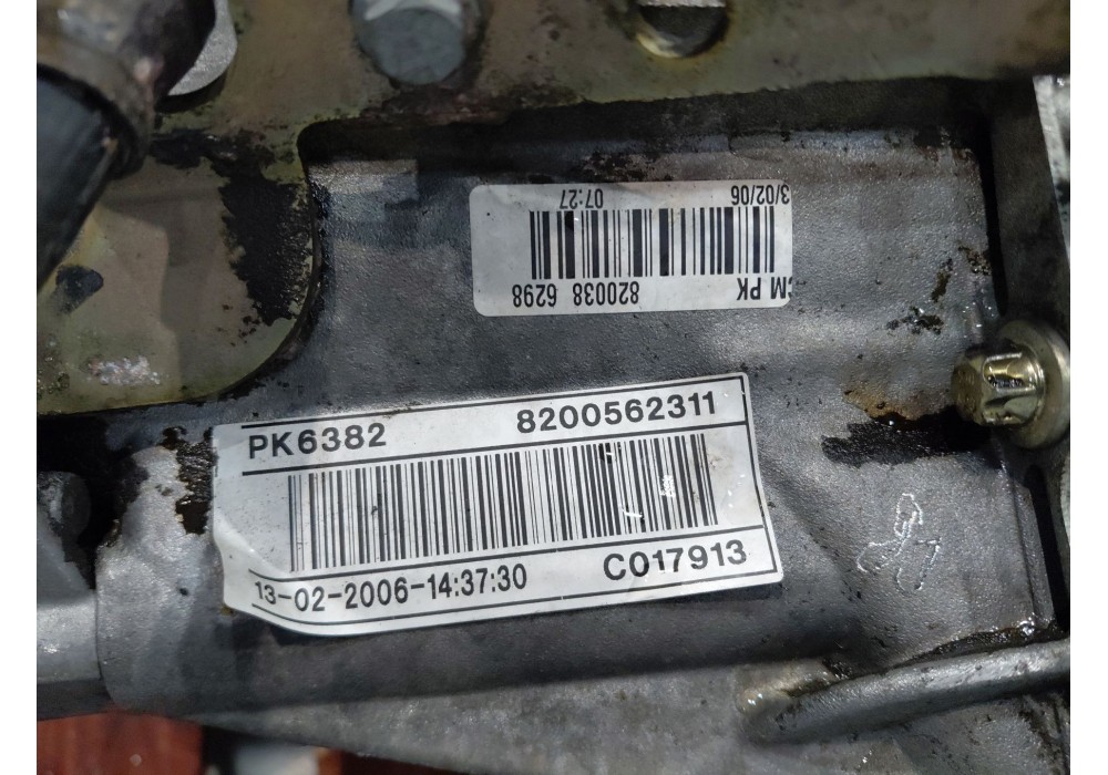 Recambio de caja cambios para renault laguna ii (bg0/1_) 1.9 dci (bg1a, bg1v) referencia OEM IAM PK6382  