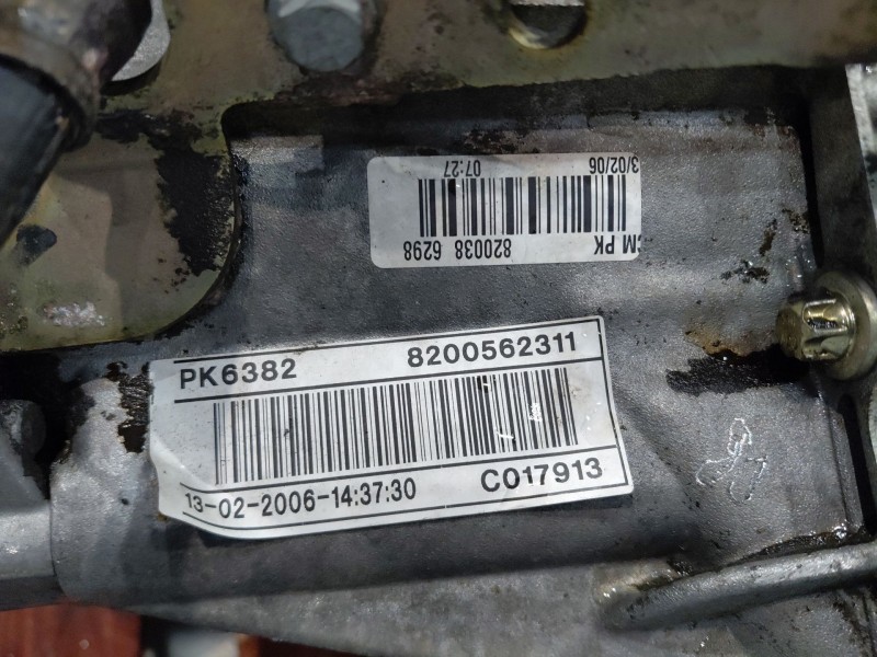 Recambio de caja cambios para renault laguna ii (bg0/1_) 1.9 dci (bg1a, bg1v) referencia OEM IAM PK6382  