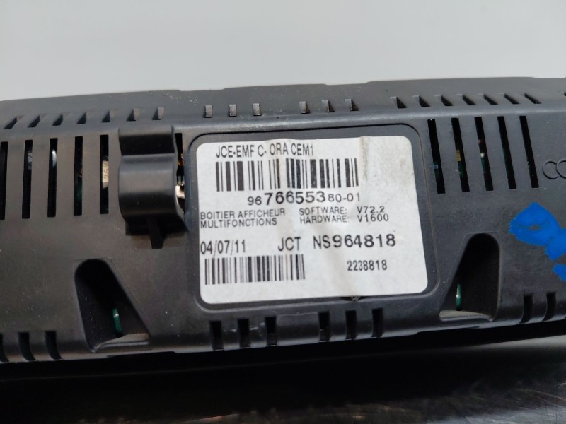 Recambio de pantalla multifuncion para peugeot 5008 (0u_, 0e_) 1.6 hdi referencia OEM IAM   