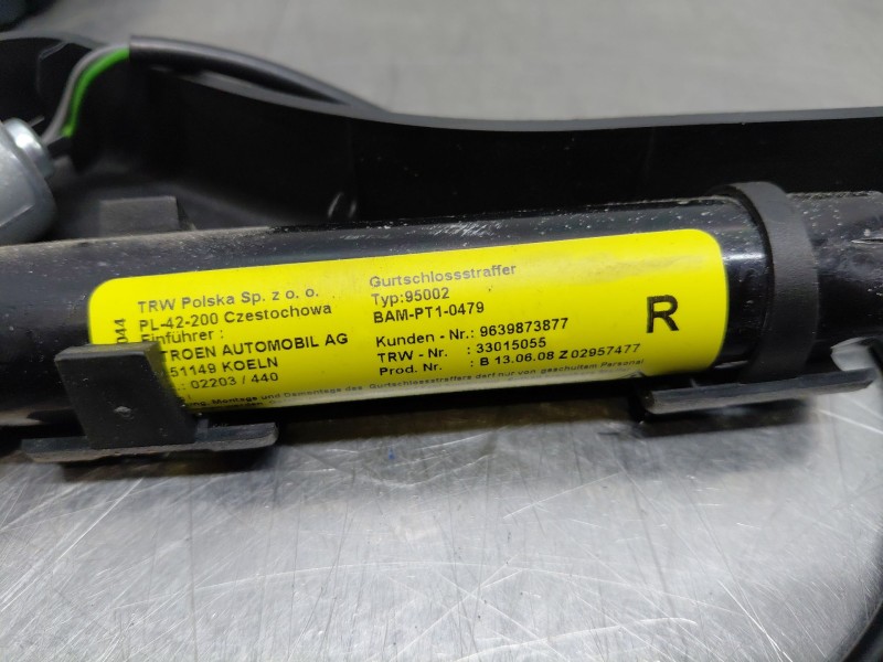 Recambio de pretensor airbag derecho para citroën c3 i (fc_, fn_) 1.4 hdi referencia OEM IAM   