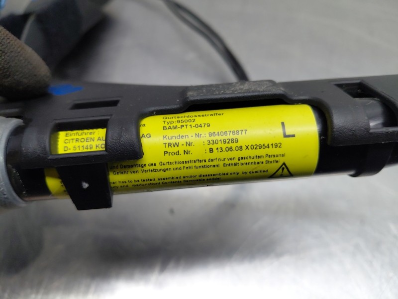 Recambio de pretensor airbag izquierdo para citroën c3 i (fc_, fn_) 1.4 hdi referencia OEM IAM   