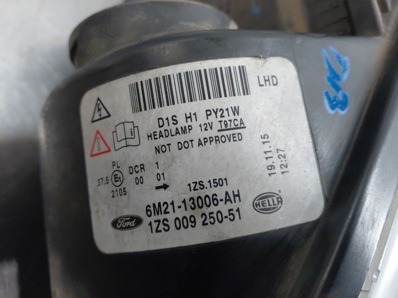 Recambio de faro izquierdo para ford s-max (ca1) trend referencia OEM IAM   
